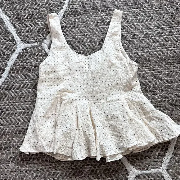 Rebecca Taylor Eyelet Tank Sz 4